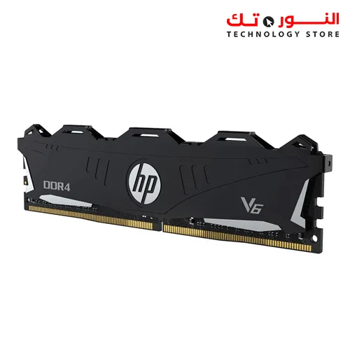 HP V6 DDR4 8GB 3200Mhz CL16 Desktop Gaming Memory with Heatsink BLACK