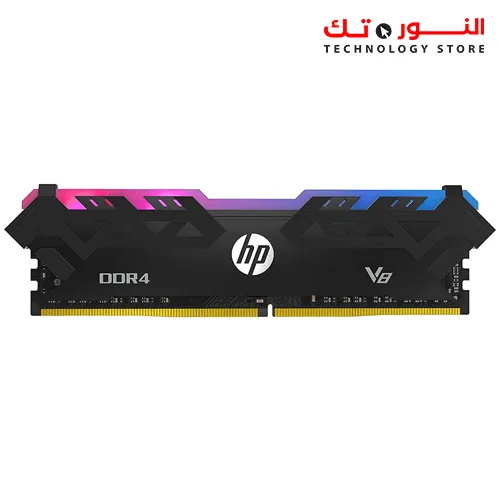 HP V8 RGB DRAM 8GB, 1 x 8GB DDR4, 3200mHz U-dimm, CL16