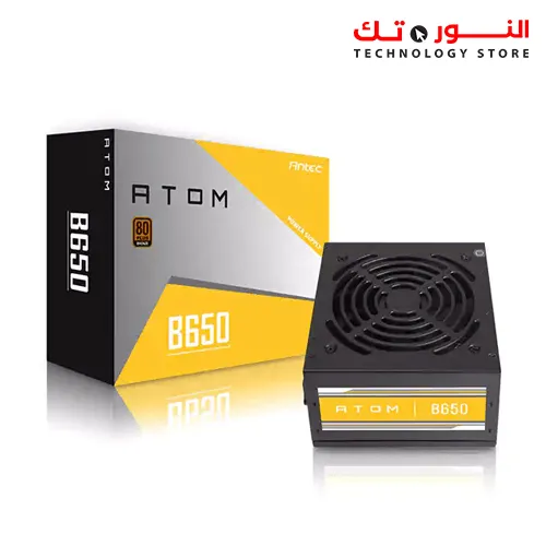 Antec ATOM B650 Bronze 650 Watt 80 Plus Certified Power Supply