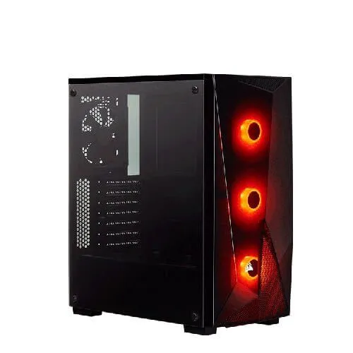 CORSAIR Carbide Series SPEC-DELTA RGB Tempered Glass Mid-Tower ATX Gaming Case — Black