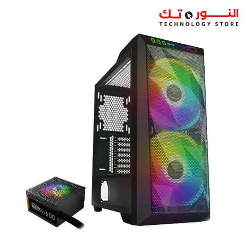 Gamdias APOLLO M1 Mid-Tower Case + KRATOS E1 600W