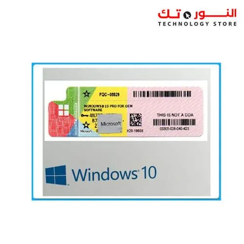 MICROSOFT Windows 10 Pro OEM - Sticker licence