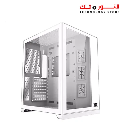 XIGMATEK Aquarius S (Arctic) MID-TOWER Gaming Case (ARGB Fans) White