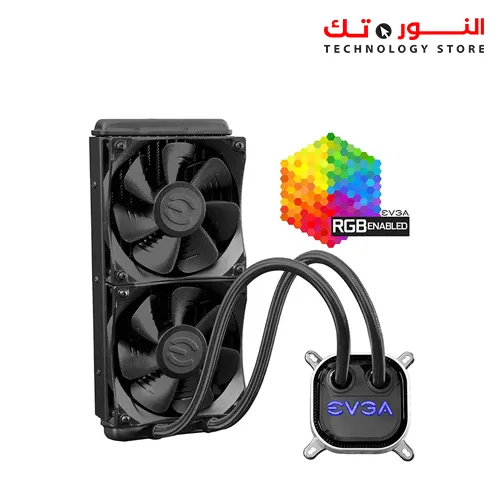 EVGA CLC 280mm All-In-One RGB LED CPU Liquid, 2x FX13 140mm PWM Fans, Intel, AMD
