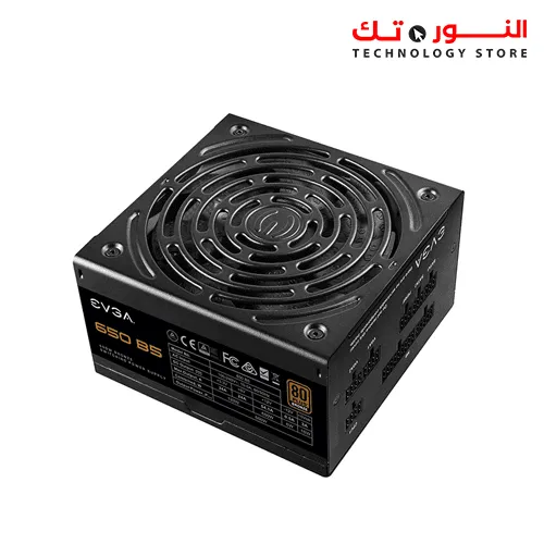 Power Supply EVGA 650w, 80 Plus BRONZE 650W, Fully Modular, EVGA ECO Mode, Compact 150mm Size, 220-B5-0650-V2