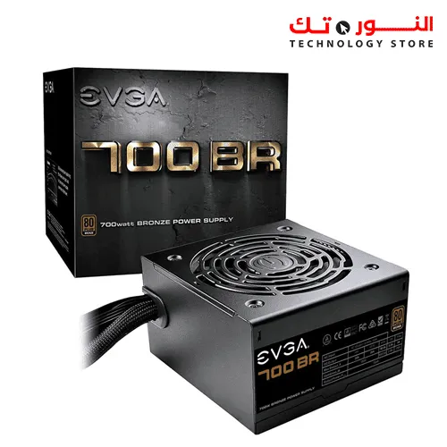 Power Supply EVGA 700 BR, 80+ BRONZE 700W, 100-BR-0700-K2 (EU)