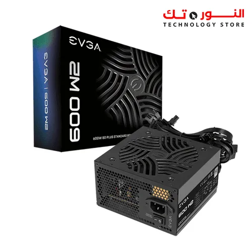 Power Supply EVGA 600 W2, 80+ WHITE 600W, 100-W2-0600-K2 (EU)