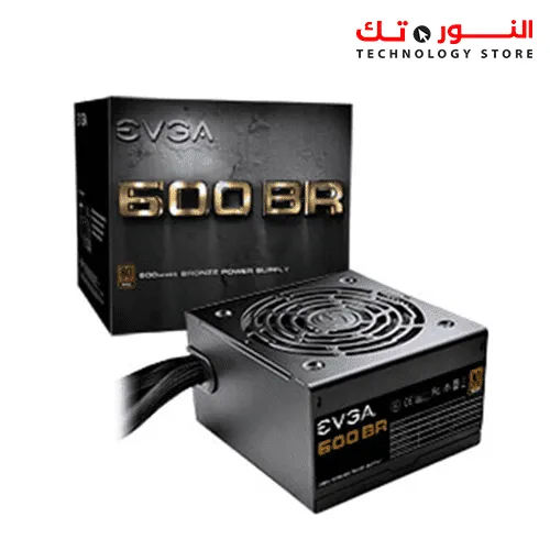 Power Supply EVGA 600w, 80+ BRONZE 600W, 100-BR-0600-K2 (EU)