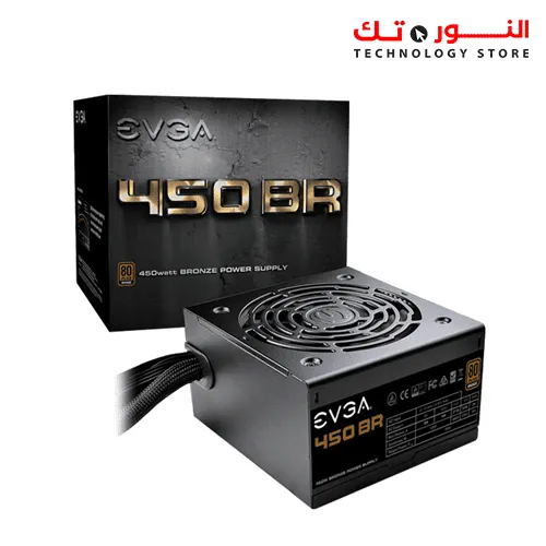 Power Supply EVGA 450 BR, 80+ BRONZE 450W, 100-BR-0450-K2 (EU)