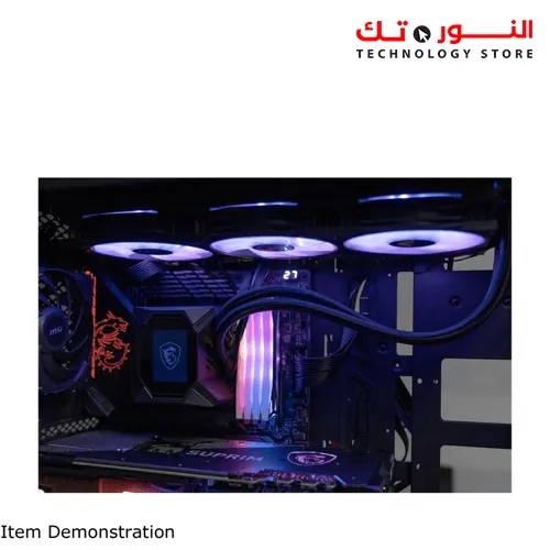 MSI MAG CORELIQUID K360 AIO LIQUID CPU COOLER, 2.4" LCD DISPLAY 360MM RADIATOR, TRIPLE 120MM TORX FAN 4.0 W/ ARGB LIGHTING CONTROLLED BY MSI CENTER SOFTWARE