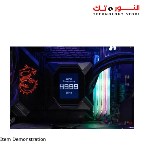 MSI MAG CORELIQUID K360 AIO LIQUID CPU COOLER, 2.4" LCD DISPLAY 360MM RADIATOR, TRIPLE 120MM TORX FAN 4.0 W/ ARGB LIGHTING CONTROLLED BY MSI CENTER SOFTWARE