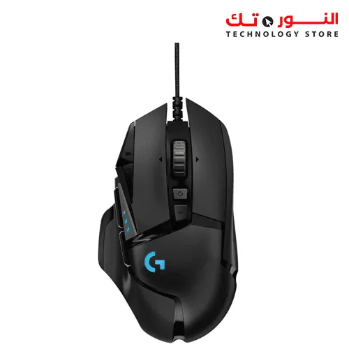 Logitech G502 HERO High Performance Wired Gaming Mouse, HERO 25K Sensor, 25,600 DPI, RGB, Adjustable Weights, 11 Programmable Buttons