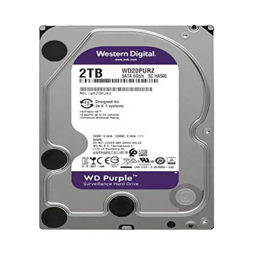 WD Purple 2TB Surveillance Hard Drive 3.5 inch