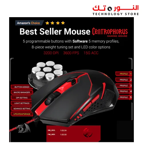 REDRAGON S101-BA-2 4x1 WIRED RGB BACKLIT GAMING KEYBOARD AND MOUSE, GAMING MOUSE PAD, GAMING HEADSET COMBO ALL IN 1 PC GAMER BUNDLE FOR WINDOWS PC – (BLACK)