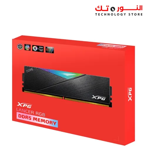 XPG Lancer DDR5 RGB 5200MHz 32GB (2x16GB) CL38-38-38 Desktop Memory Kit