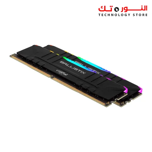 Crucial Ballistix RGB 3600 MHz DDR4 DRAM Desktop Gaming Memory Kit 16GB (8GBx2) CL16 Black