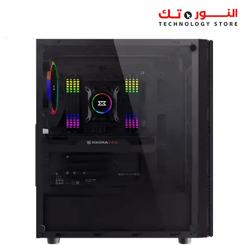 Xigmatek Diamond case with power supply xpower 600W +80 4FANS ARGB