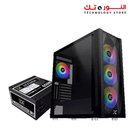 Xigmatek Anubis Case with power supply Hydra 650W +80 BRONZE 4FANS ARGB