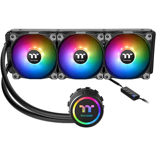Thermaltake Water 3.0 ARGB Motherboard Sync Edition AMD/Intel LGA1200 Ready360 All-in-One Liquid Cooling System 120mm High Efficiency Radiator CPU Cooler CL-W234-PL12SW-A