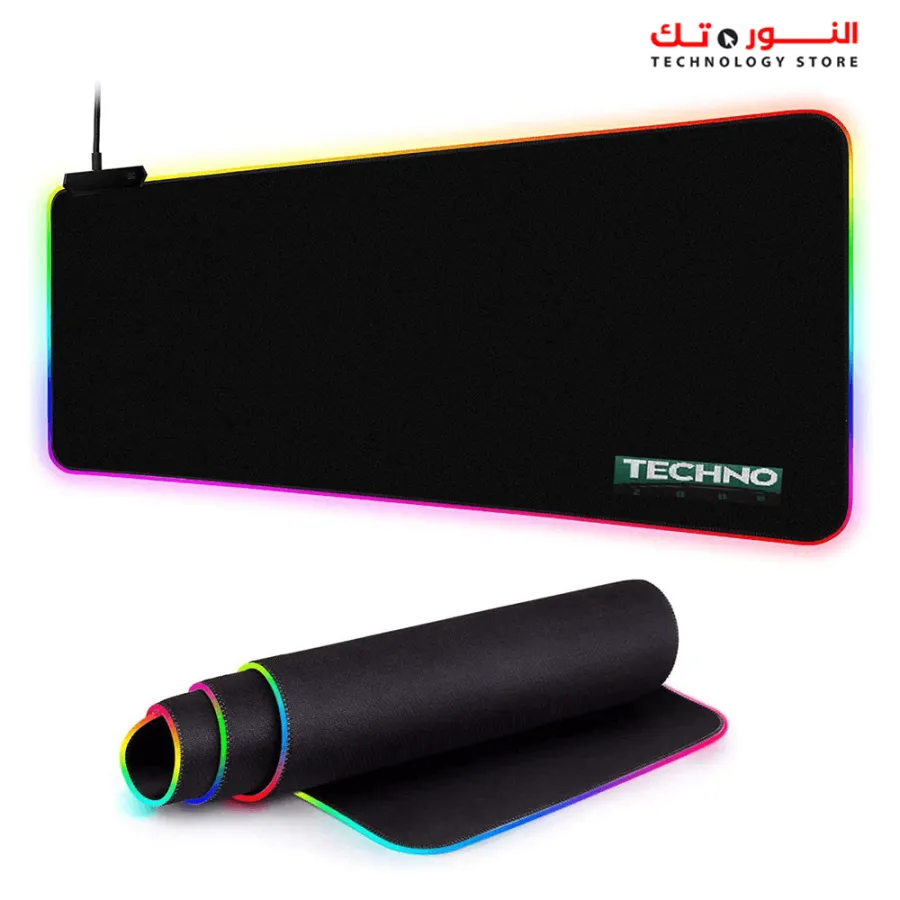 TechnoZone GMS-WT-5 RGB Gaming Mouse Pad 30x80 CM - Black