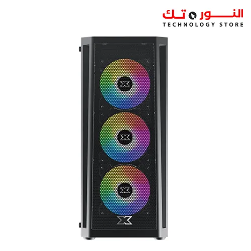 XIGMATEK Master X Gaming MID-TOWER CASE  + 600W Psu 80plus + 4FAN ARGB