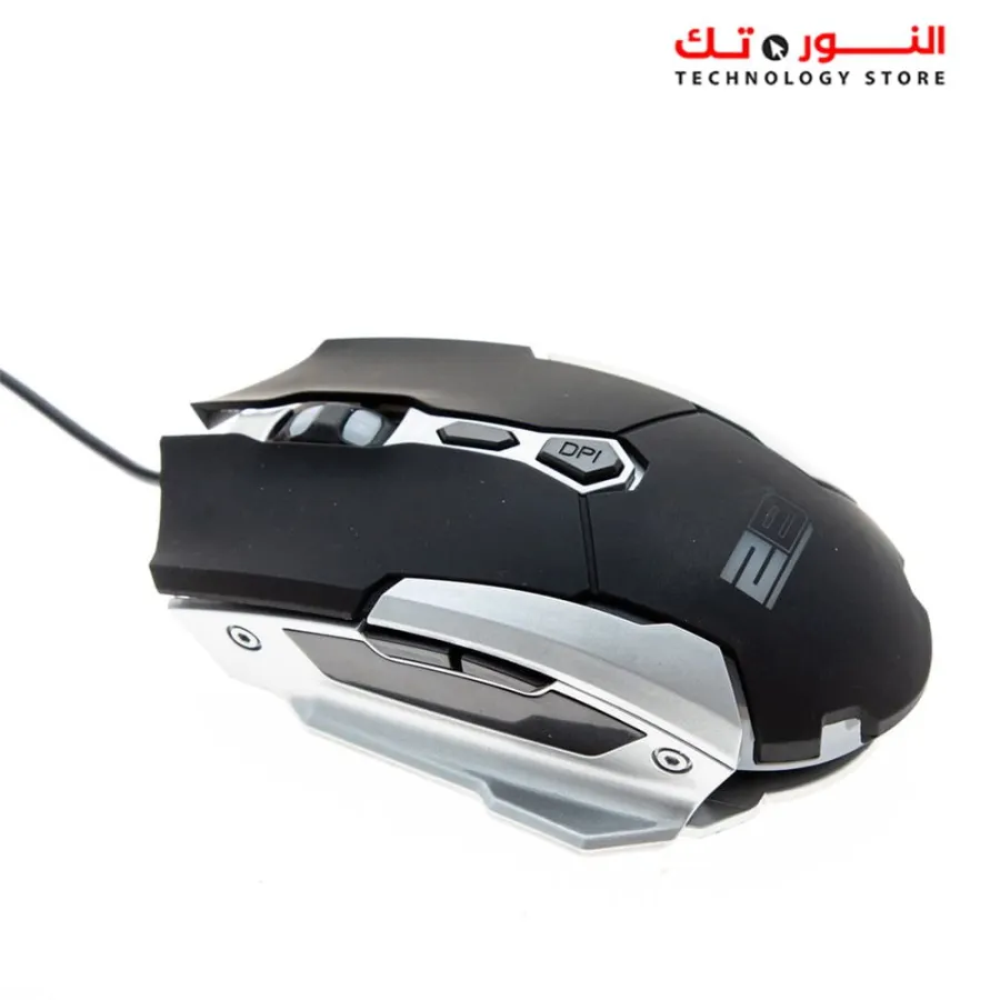 2B (KB344) 4 in 1 Gaming Combo - Wired Metal Back lighting Keyboard - Mouse-Pad - Wired Mouse and Wired Gaming headphone