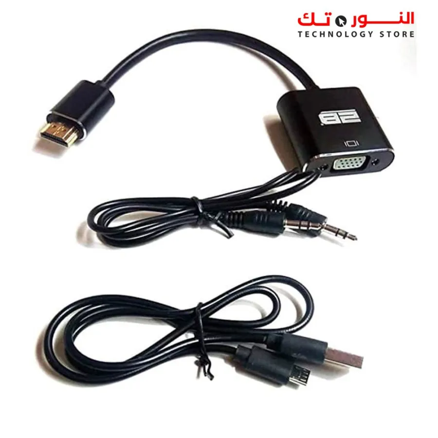 2B (CV928) - Display HDMI to VGA 15 pin ِAdapter