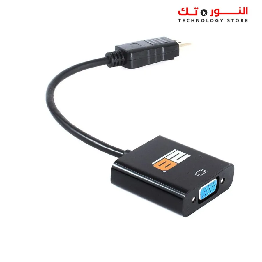 2B (DC138) Connecting Solution Display Port Cable to VGA - Black
