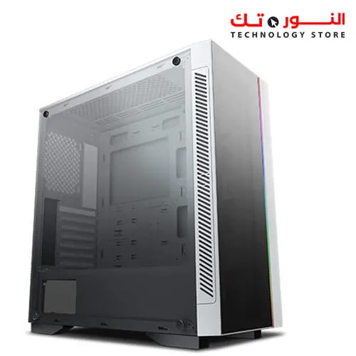 DEEPCOOL MATREXX 55 V3 ADD-RGB 3F WH PC case E-ATX Supported,Motherboard or Button Control of SYNC of Addressable RGB Devices of Any Brands 3x120mm ADD-RGB Fans Pre-Installed -White Color