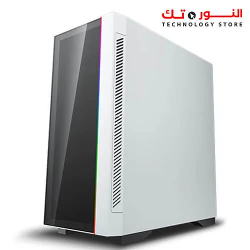 DEEPCOOL MATREXX 55 V3 ADD-RGB 3F WH PC case E-ATX Supported,Motherboard or Button Control of SYNC of Addressable RGB Devices of Any Brands 3x120mm ADD-RGB Fans Pre-Installed -White Color