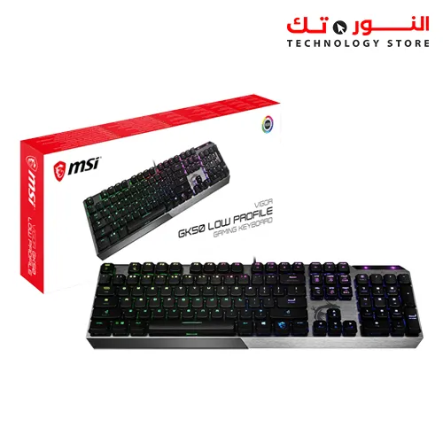 MSI VIGOR GK50 LOW PROFILE GAMING KEYBOARD