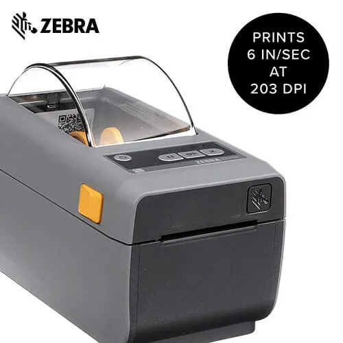 Zebra ZD410 Direct Thermal Desktop Printer Print Width of 2 in USB Connectivity