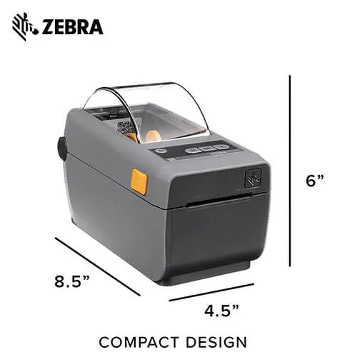 Zebra ZD410 Direct Thermal Desktop Printer Print Width of 2 in USB Connectivity
