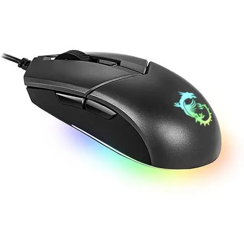 MSI Gaming 5000 Adjustable DPI RGB USB Gaming Grade Optical Wired Gaming Mouse