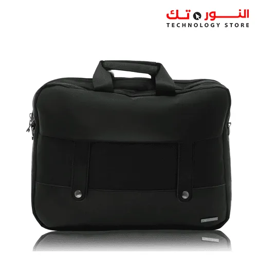 L'avvento (BG633) Double Business Laptop Shoulder Bag fits up to 15.6" - Gray