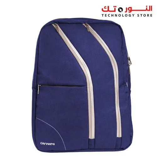 L’avvento (BG15L) Laptop Backpack with Zipper Puller - Blue