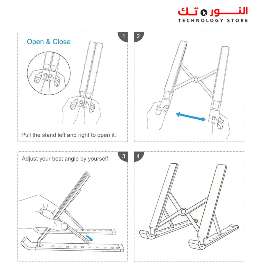 Metal Stand for School Laptop and Tablet