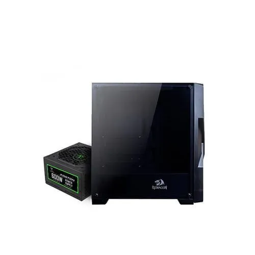 REDRAGON BRAWN GC-500 + T-DAGGER TPS201 600W - Without fans inside