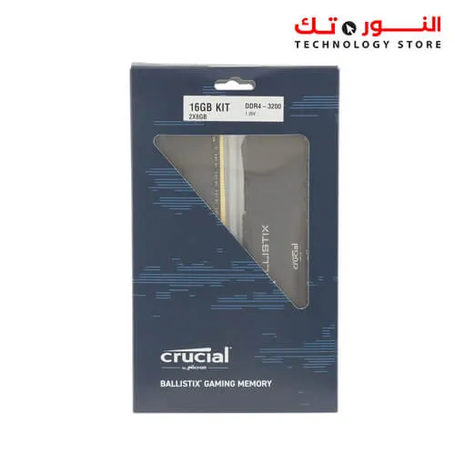 CRUCIAL BALLISTIX 16GB (2 X 8GB) 288-PIN DDR4 SDRAM DDR4 3200 (PC4 25600) INTEL XMP 2.0 DESKTOP MEMORY