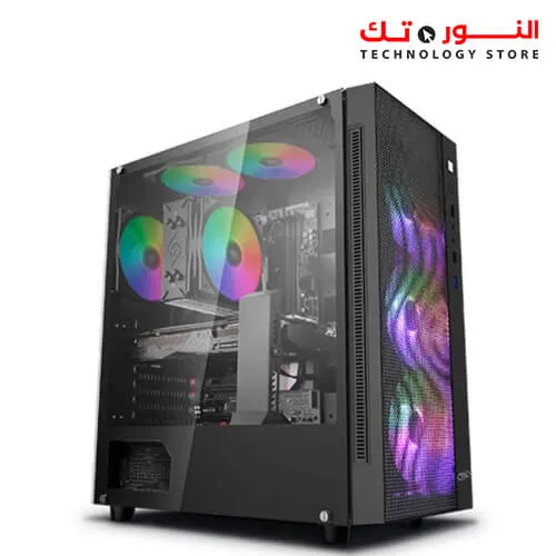 DEEPCOOL MATREXX 55 MESH ADD-RGB 4F Mid Tower Gaming Cabinet/Computer Case with 4 ARGB Fans