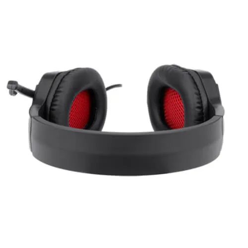 Redragon H220 THEMIS Wired Gaming Headset, Stereo Surround-Sound, Noise Cancelling Over-Ear Headphones with Mic, Volume Control, Red LED Light, Compatible with PC, PS4/3, Xbox One and Nintendo Switch
