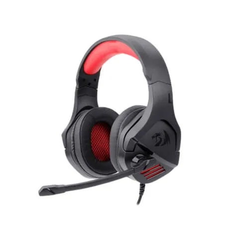 Redragon H250 Theseus 3.5mm, 2.0, Boom Mic Gaming Headset – Black – Redragon