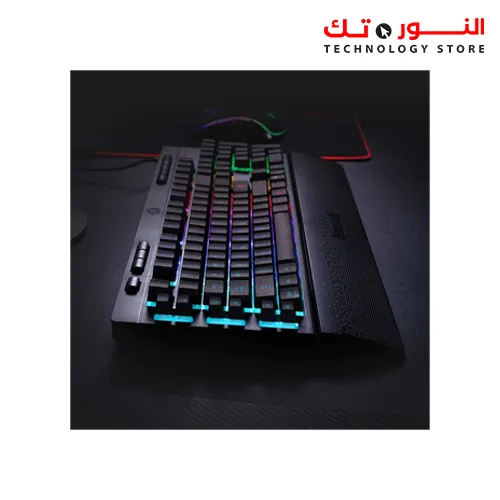 REDRAGON K512 SHIVA RGB BACKLIT MEMBRANE GAMING KEYBOARD WITH MULTIMEDIA KEYS, QUIET MECHANICAL FEELING KEYBOARD, 6 EXTRA ON-BOARD MACRO KEYS, DEDICATED MEDIA CONTROL, DETACHABLE WRIST REST