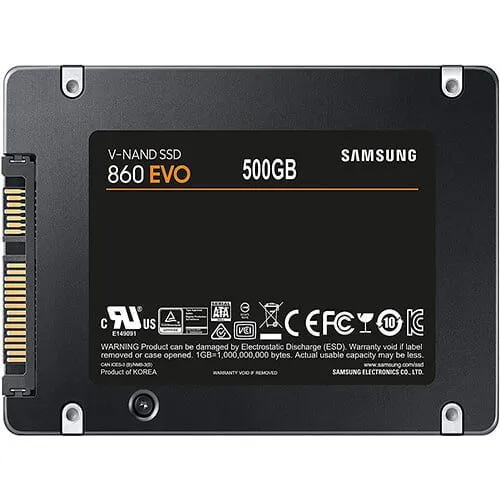 Samsung 860 EVO 500GB 2.5 Inch SATA III Internal SSD