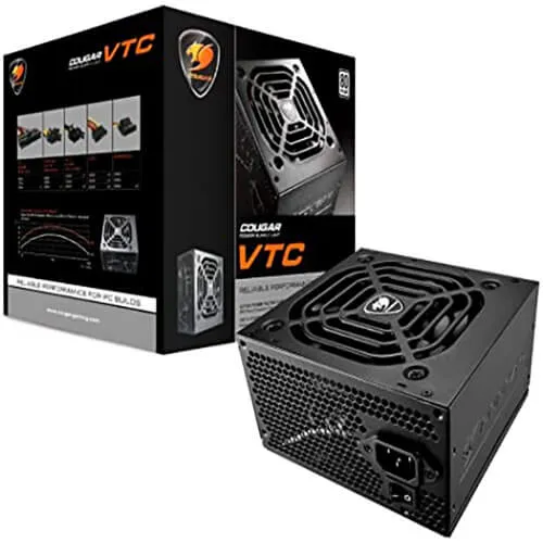 Cougar VTE500 80 Bronze 500 Watt ATX Power Supply with Ultra-Silent Fan
