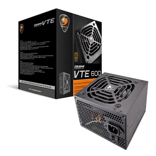 Cougar VTE600 80+ Bronze 600 Watt CG-PSU-VTE Power Supply with Ultra-Silent Fan