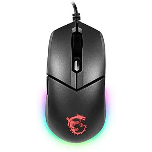 MSI Gaming 5000 Adjustable DPI RGB USB Gaming Grade Optical Wired Gaming Mouse