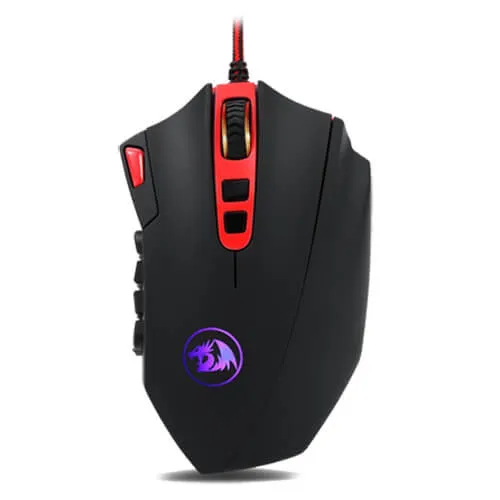 Redragon M901 Perdition 24000DPI MMO Mouse LED RGB Wired Gaming Mouse