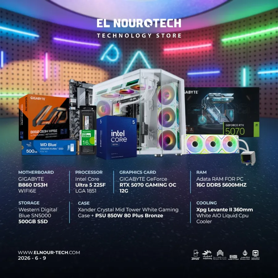 BUNDLE Intel Core Ultra 5 225F + GIGABYTE GeForce RTX 5070 GAMING OC 12G