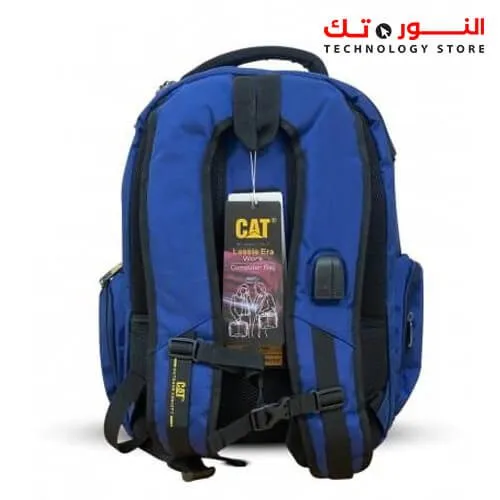 CAT 15.6-inch USB Business Travel Laptop Backpack - Blue